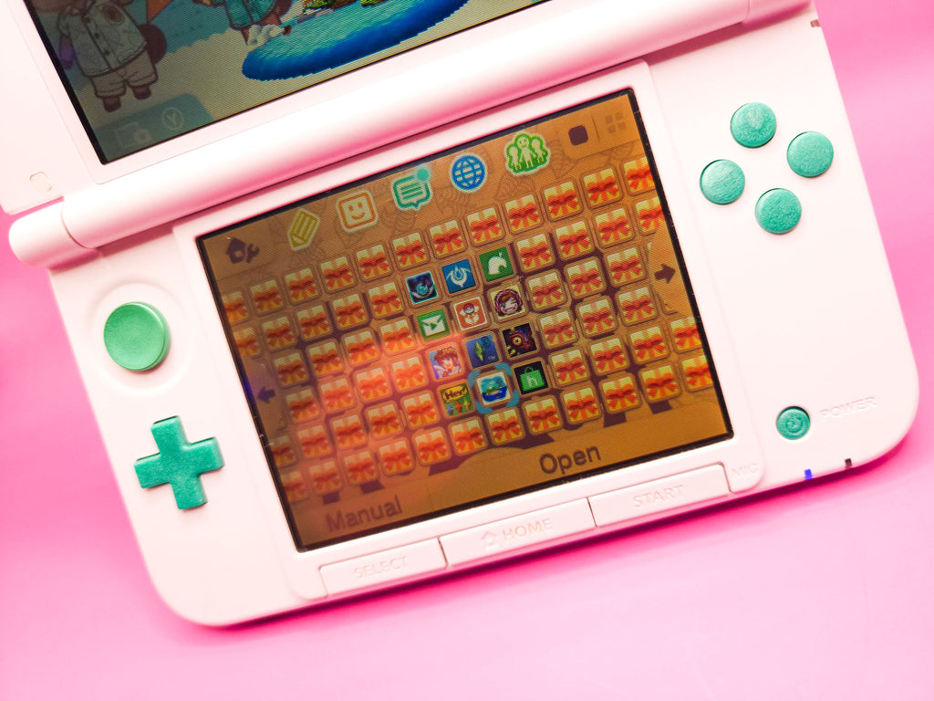 Custom Nintendo 3DS XL Mint White