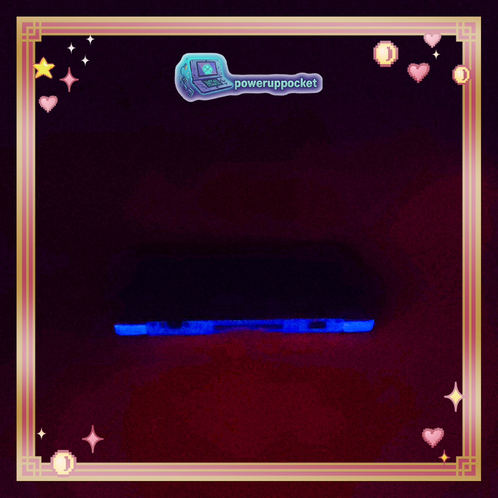 Custom Nintendo 3DS | Original Purple Shell | Blue Glow in the Dark Edition | Region Free