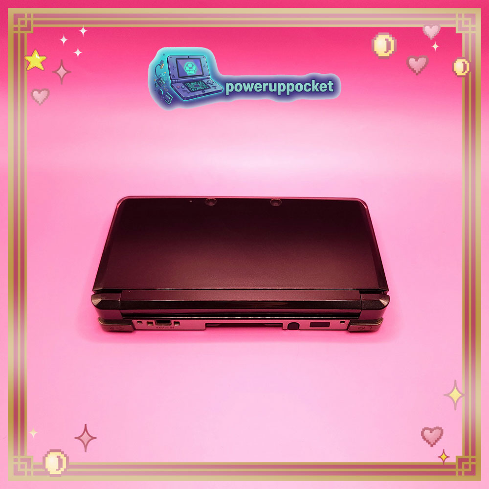 3DS ブラック   DSlite ピンク Custom Nintendo 3DS Black Pink – PowerUpPocket