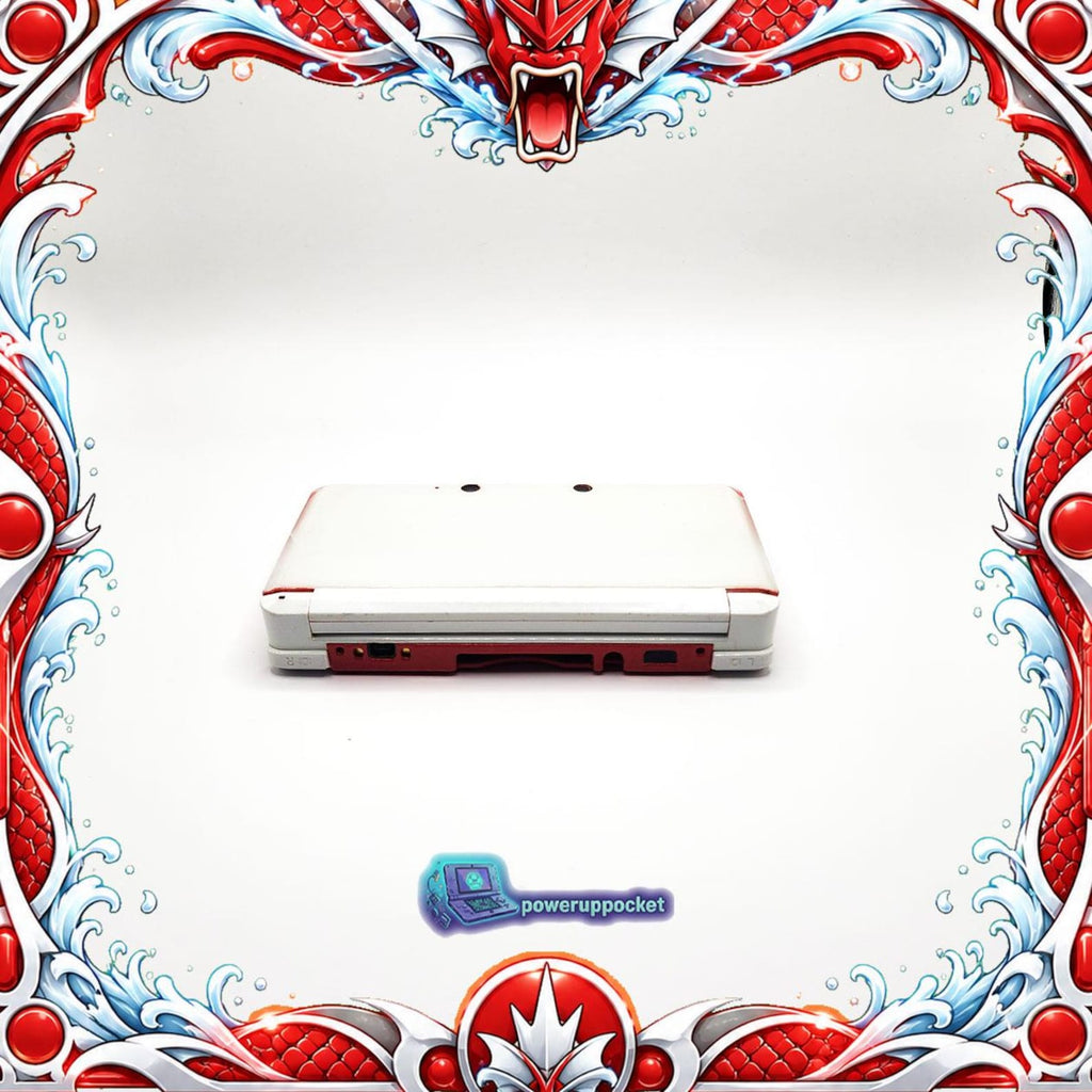 Crimson Current | Custom Nintendo 3DS White + Red Glow