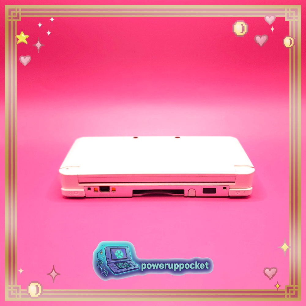 Custom Nintendo 3DS Pure White Pearlescent Pink