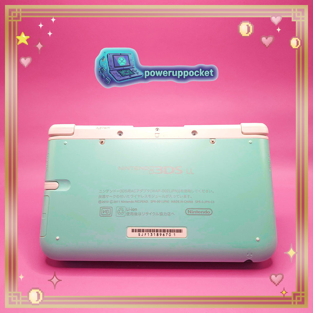 Custom Nintendo 3DS XL Mint White