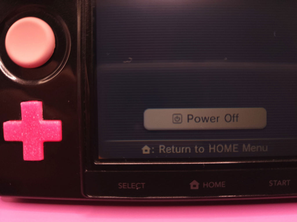 Custom Nintendo 3DS Black Pink