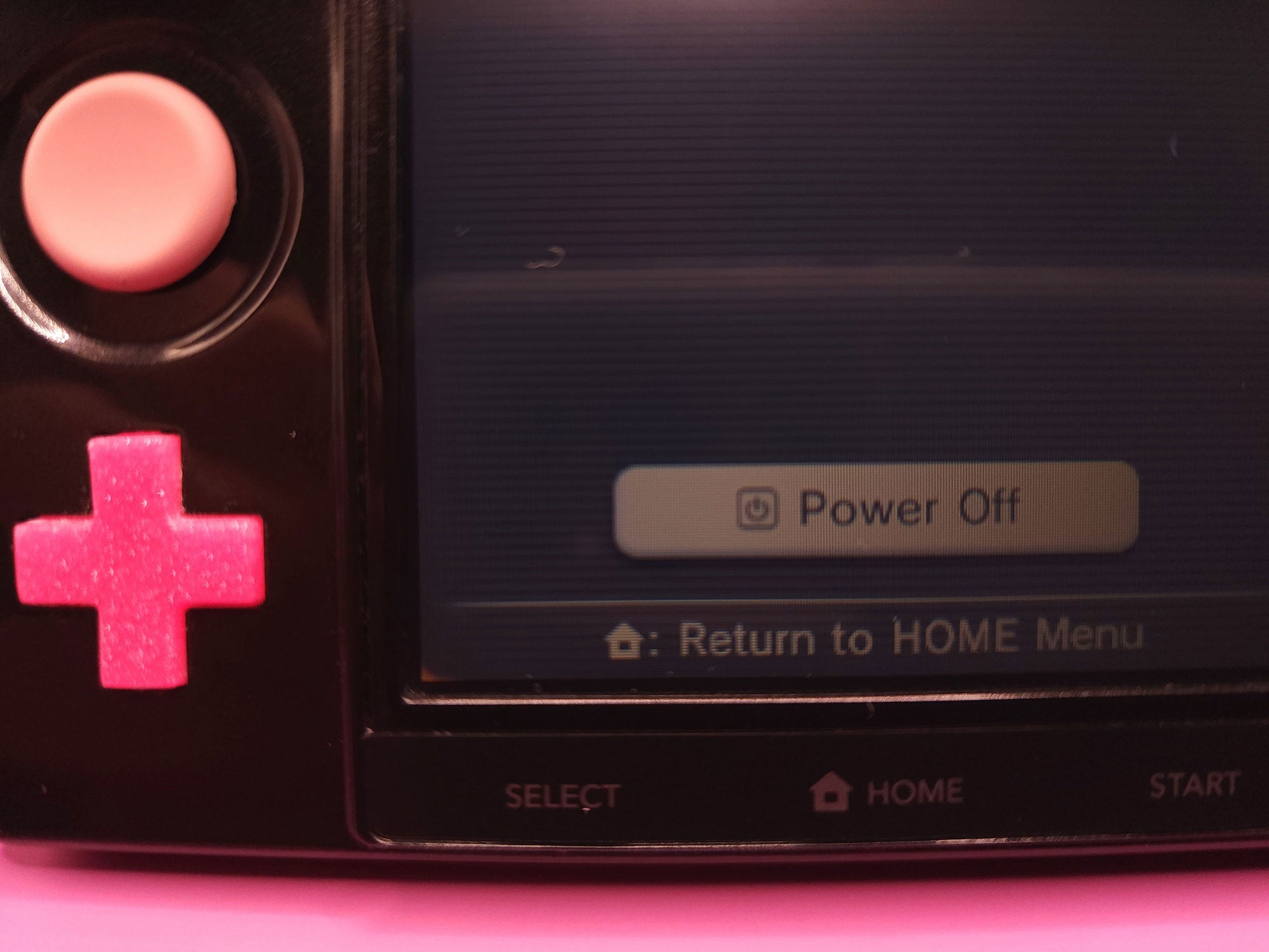 Custom Nintendo 3DS XL Black Pink