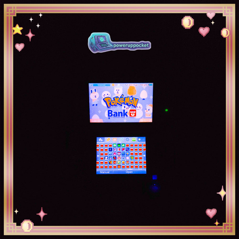 Custom Nintendo 3DS Pure White Pearlescent Pink