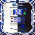 Custom 3DS Console R2D2 Inspired Theme | Blue Glow | Glass Lens | 64GB SD + Charger