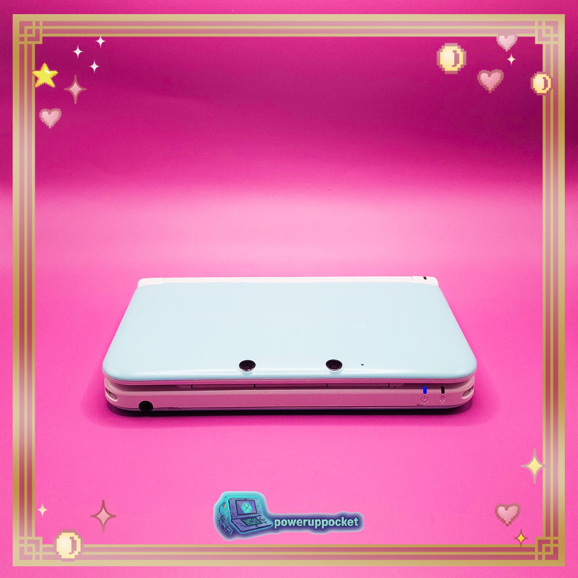 Custom Nintendo 3DS XL White Mint Glow