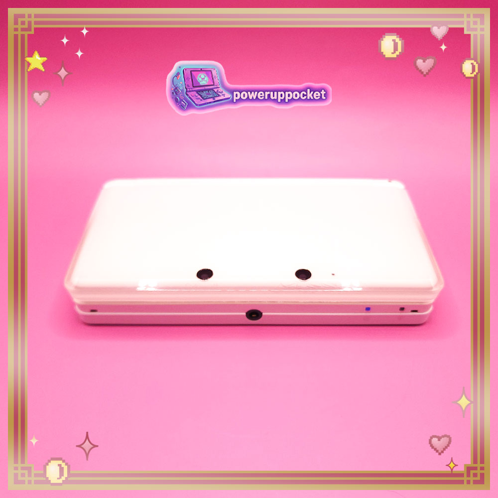 Custom Nintendo 3DS White Pink