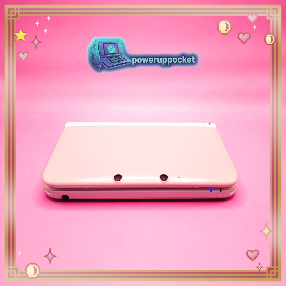 Custom Nintendo 3DS XL Pink White