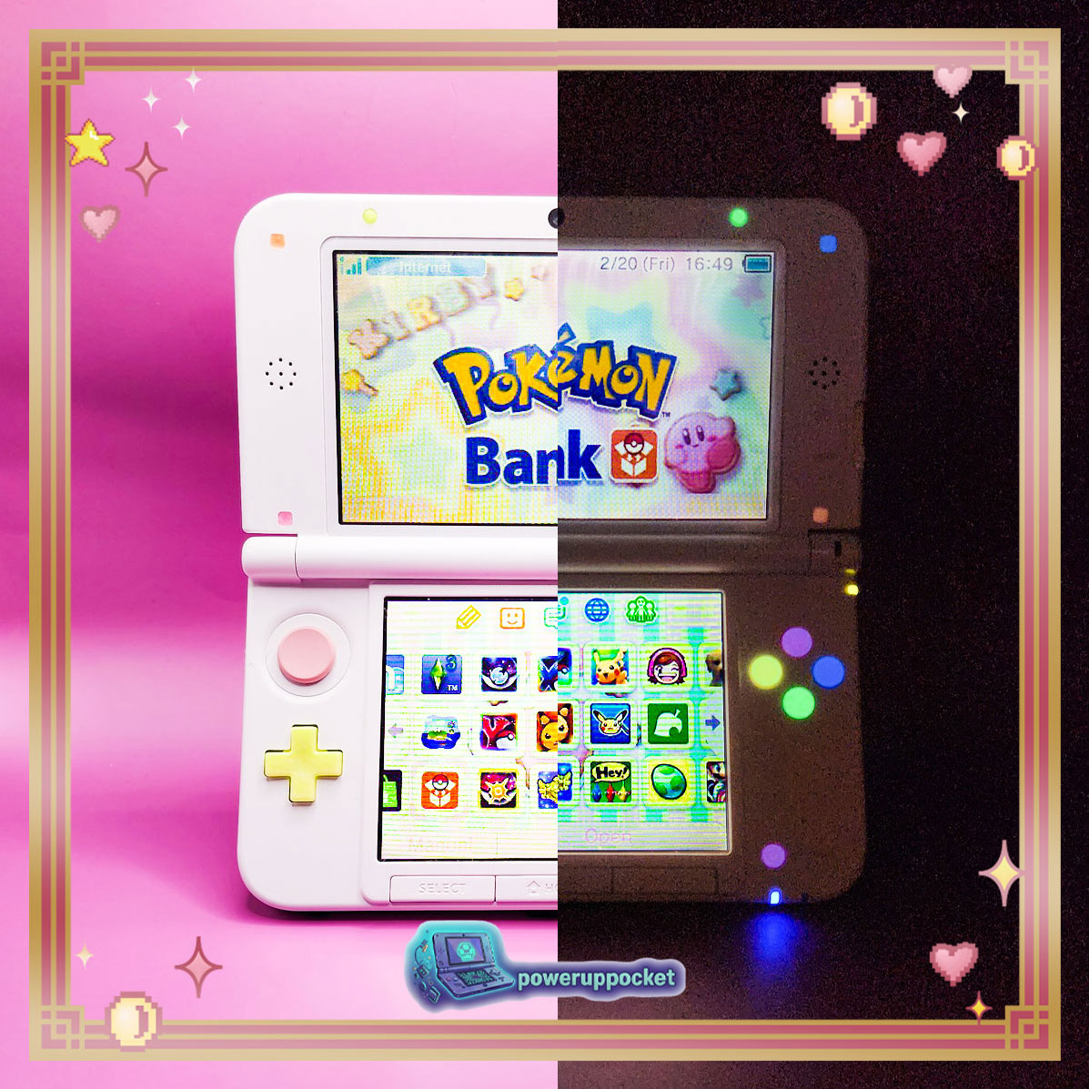 Custom Nintendo 3DS XL Candy Glow Multicolor