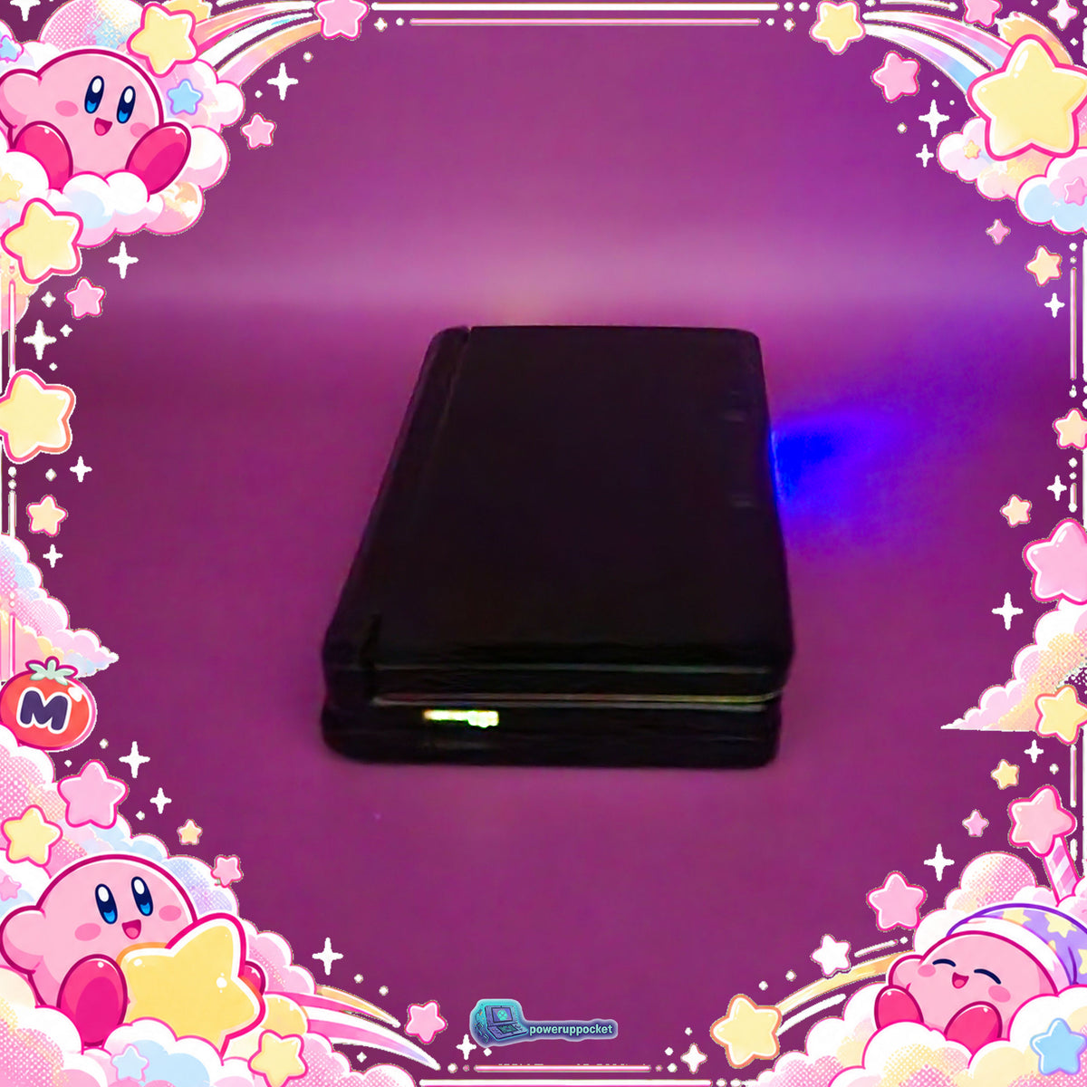Kirby Star Glow | Custom Nintendo 3DS Black + Pink + Yellow