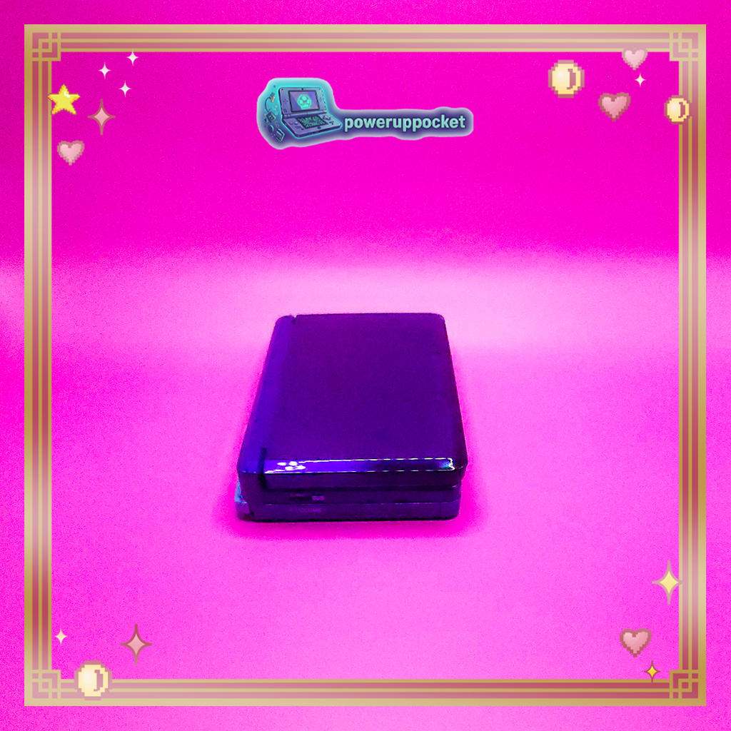 Custom Nintendo 3DS | Original Purple Shell | Blue Glow in the Dark Edition | Region Free