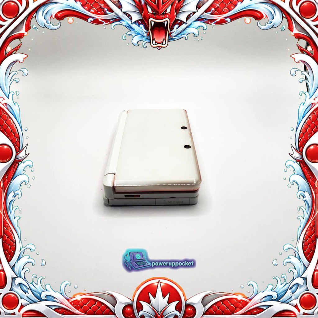 Crimson Current | Custom Nintendo 3DS White + Red Glow