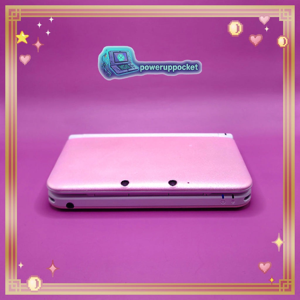 Custom Nintendo 3DS XL | Pink Glow Prototype | Region Free | 128GB SD | Charger