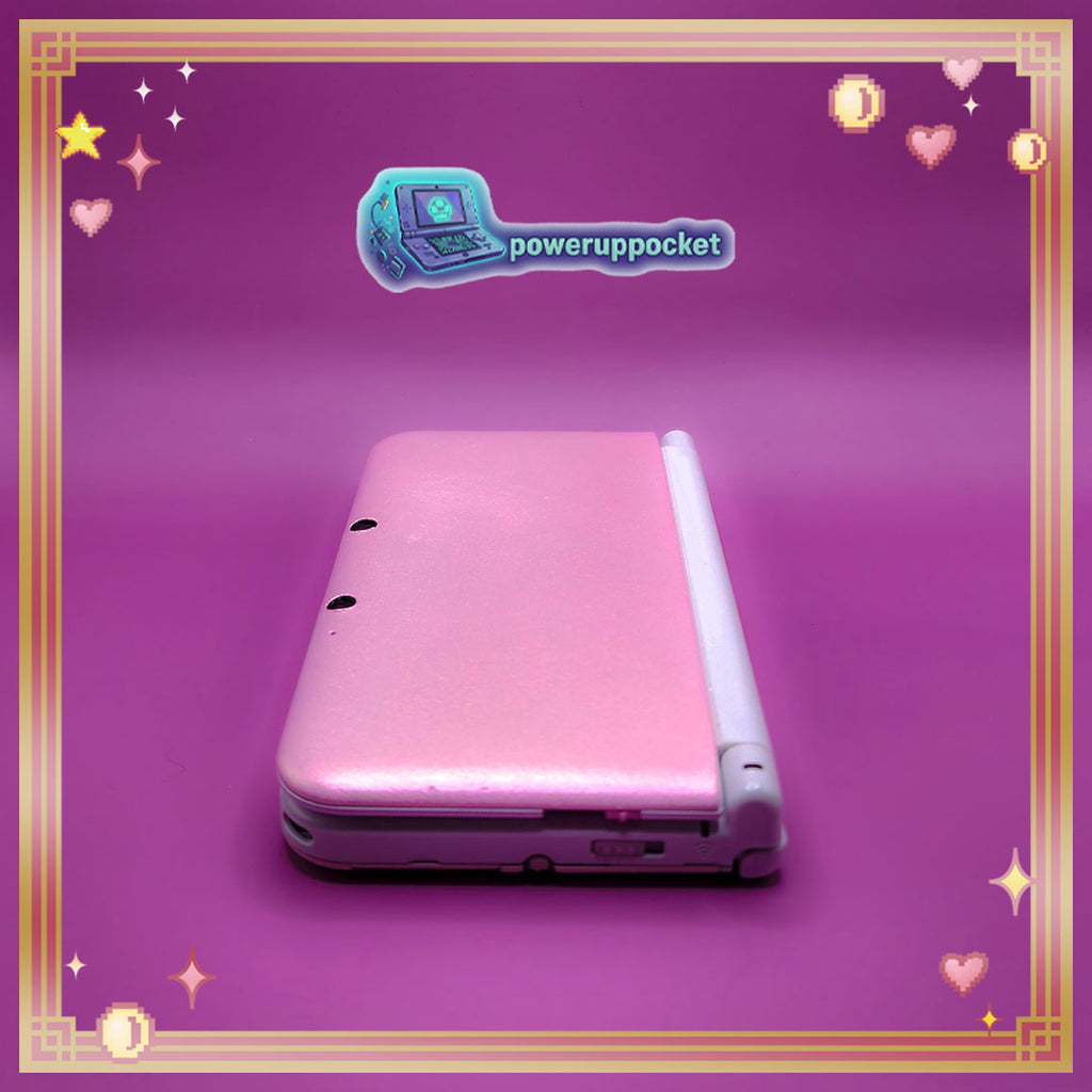 Custom Nintendo 3DS XL | Pink Glow Prototype | Region Free | 128GB SD | Charger
