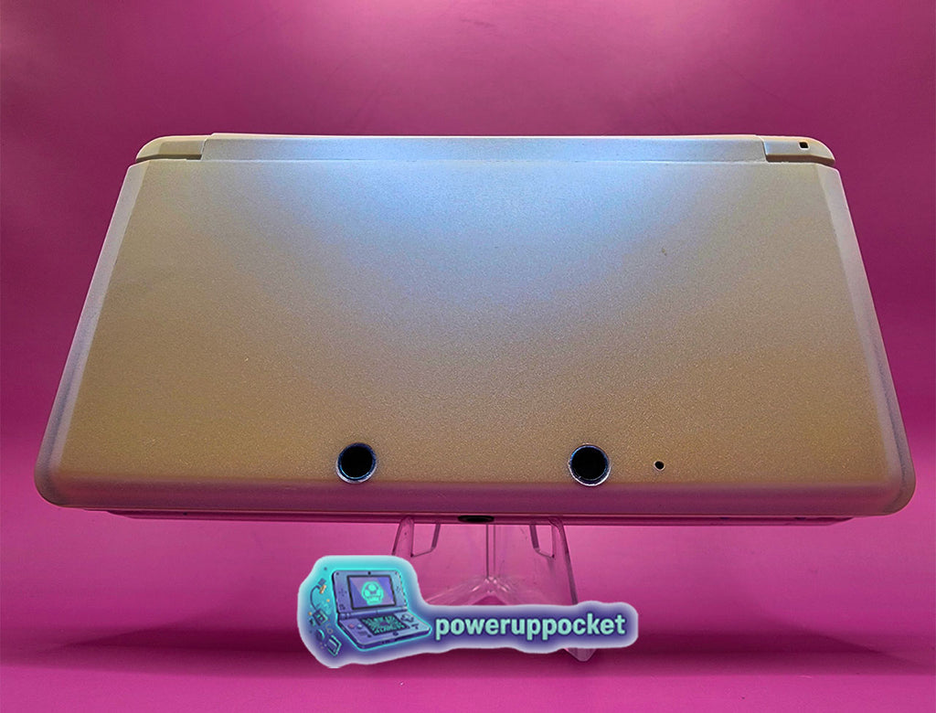 Custom Nintendo 3DS Prototype | White + Blue Pearlescent Glow | New Screens | Region Free