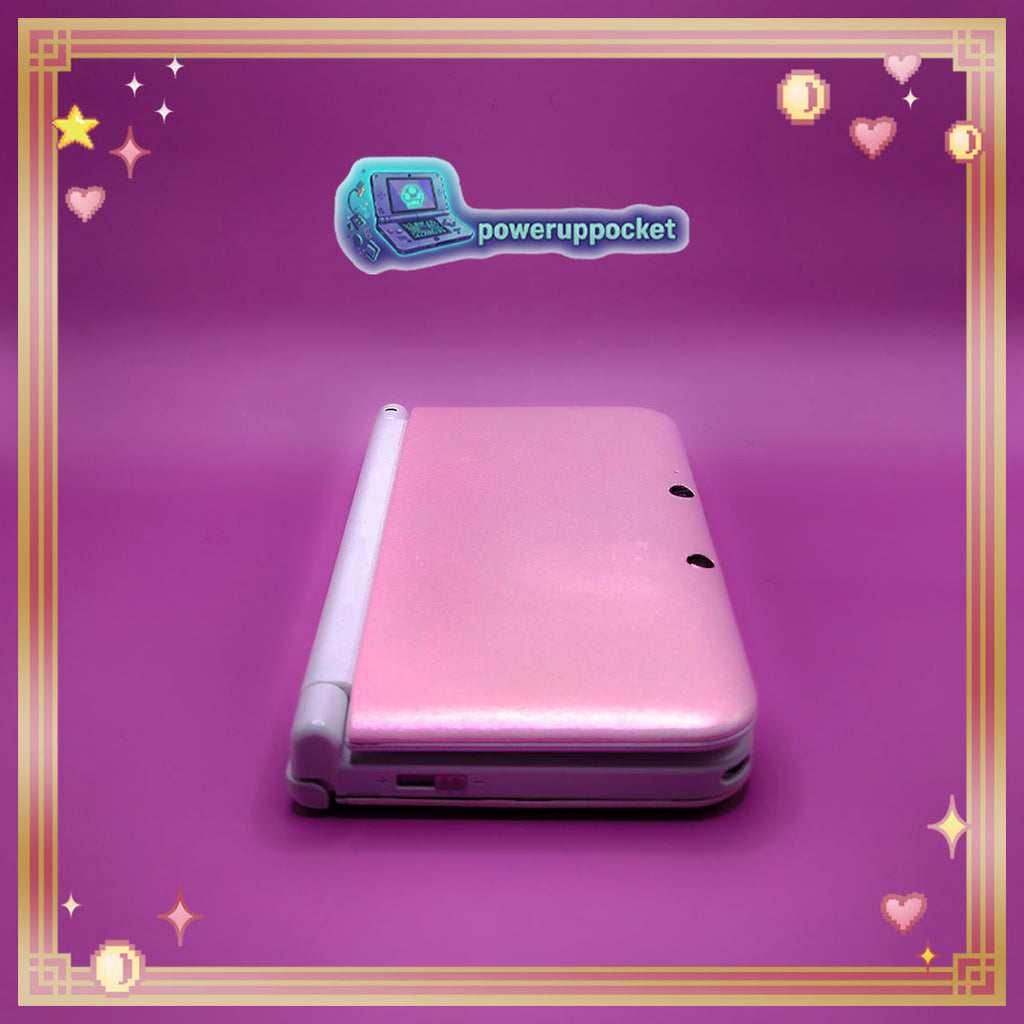 Custom Nintendo 3DS XL | Pink Glow Prototype | Region Free | 128GB SD | Charger