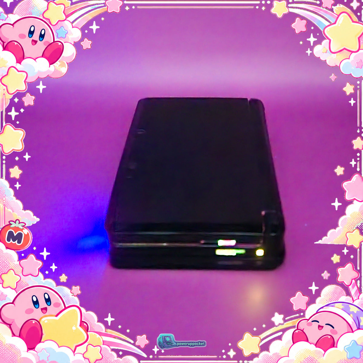 Kirby Star Glow | Custom Nintendo 3DS Black + Pink + Yellow