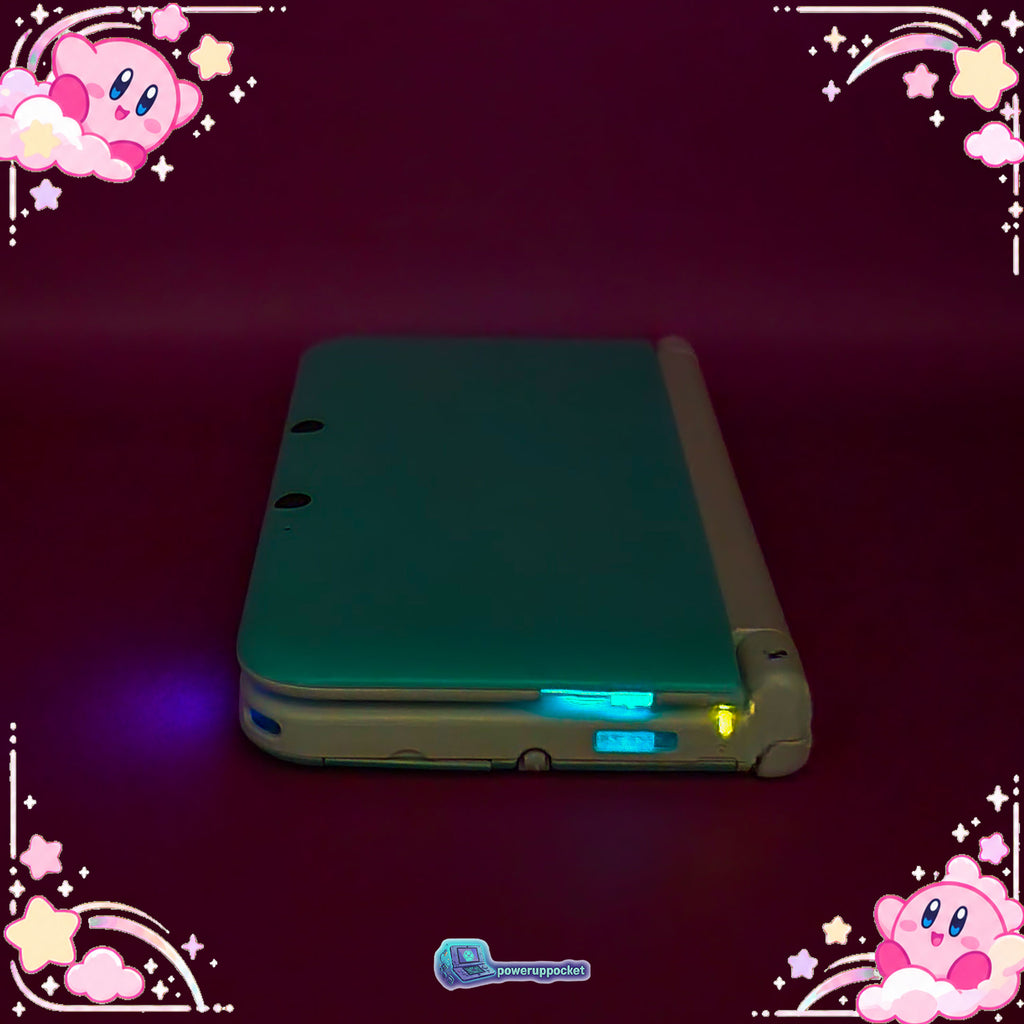 Kirby Mint Dreamland | Custom Nintendo 3DS XL White + Mint Green