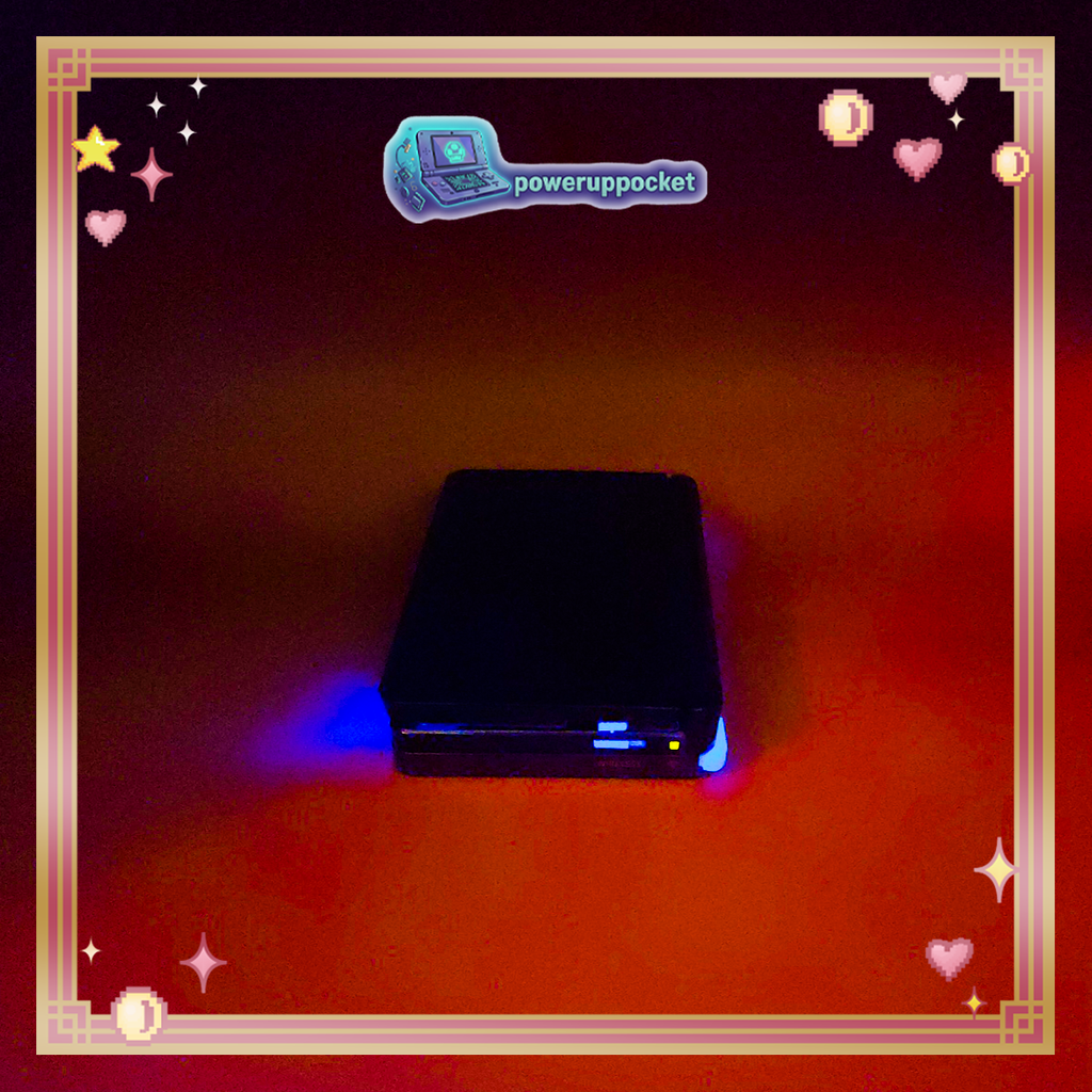 Custom Nintendo 3DS | Original Purple Shell | Blue Glow in the Dark Edition | Region Free
