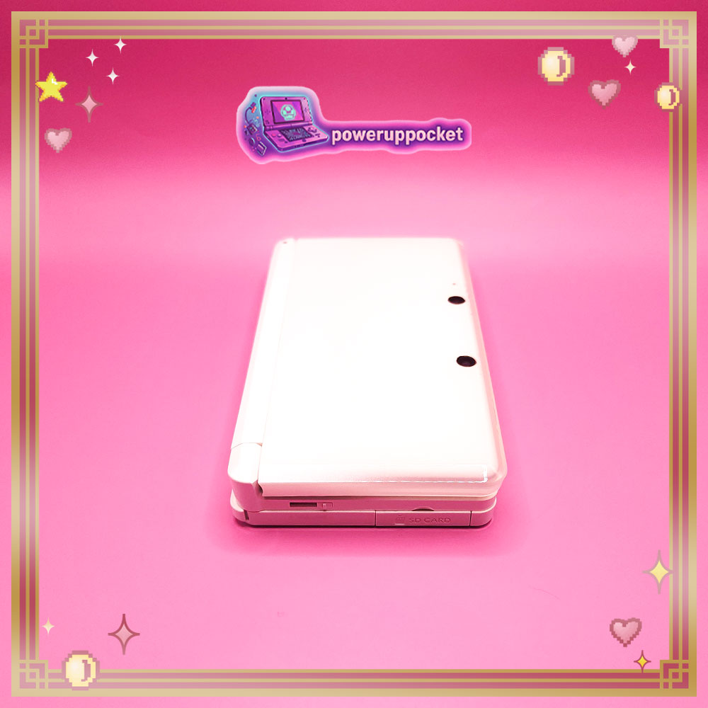 Custom Nintendo 3DS White Pink