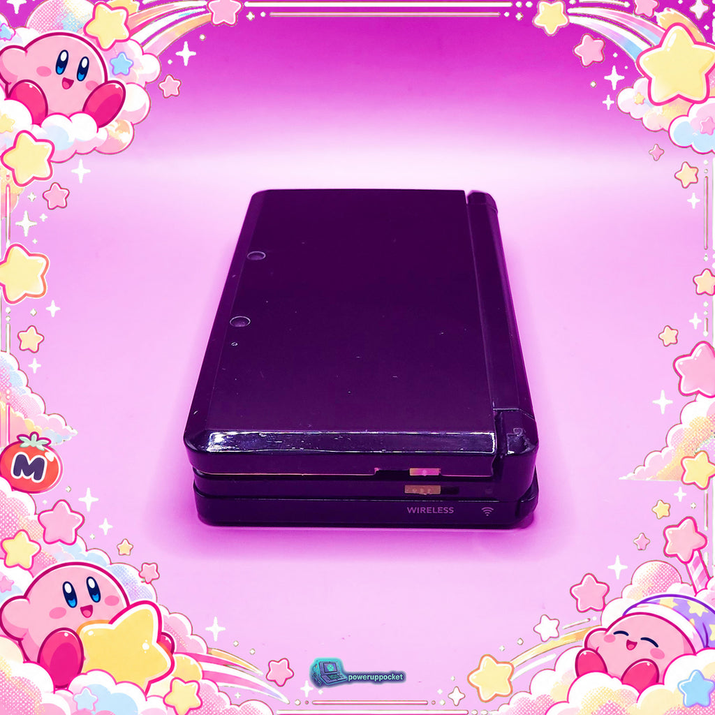 Kirby Star Glow | Custom Nintendo 3DS Black + Pink + Yellow