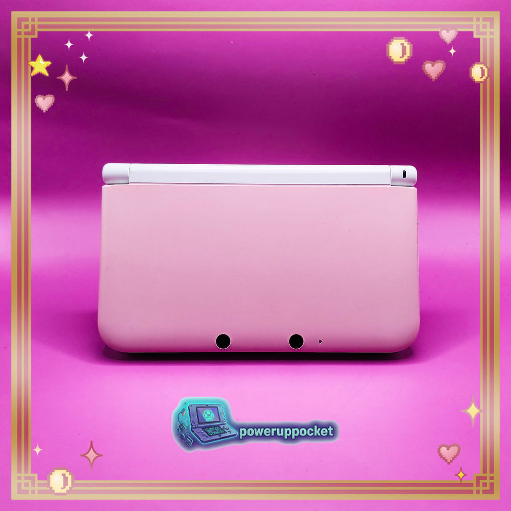 Custom Nintendo 3DS XL White Pink Glow