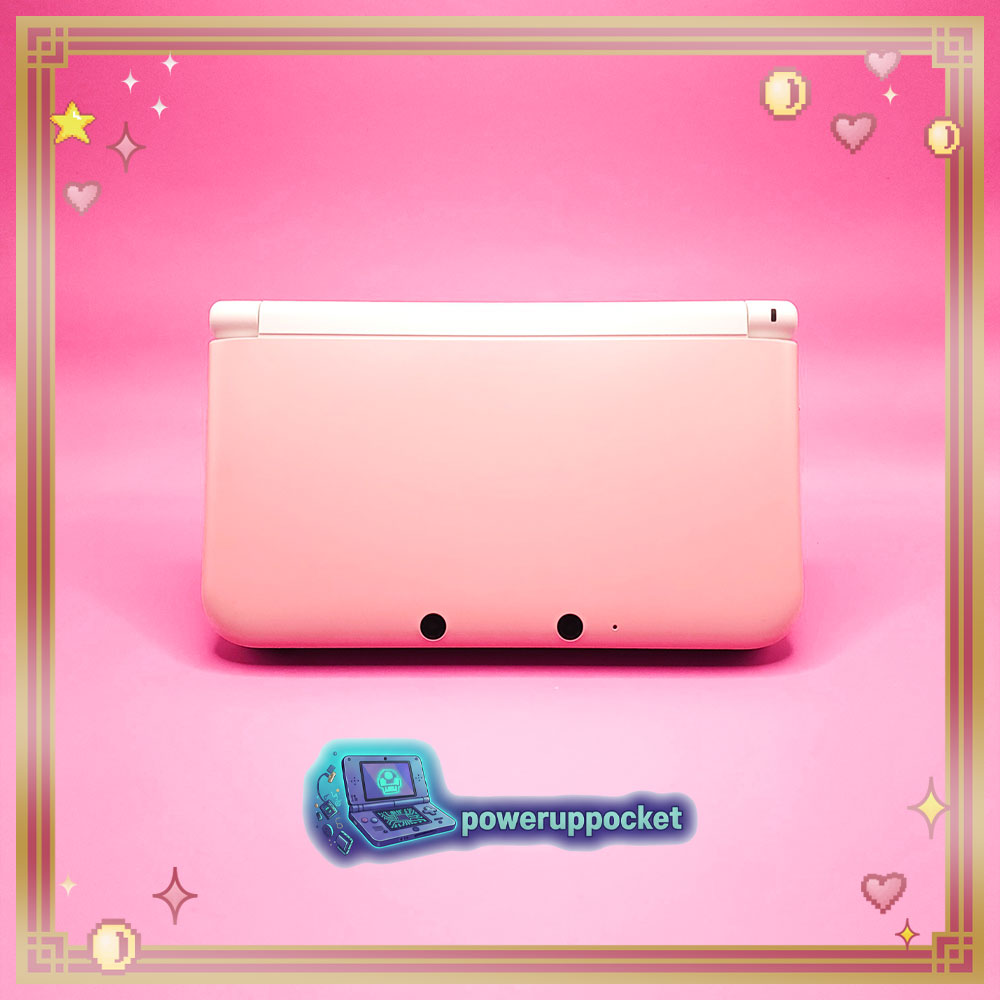Custom Nintendo 3DS XL Pink White