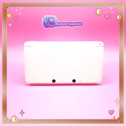 Custom Nintendo 3DS White Pink
