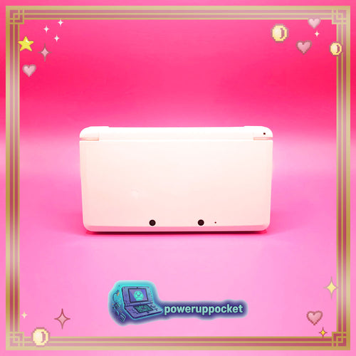 Custom Nintendo 3DS Pure White Pearlescent Pink